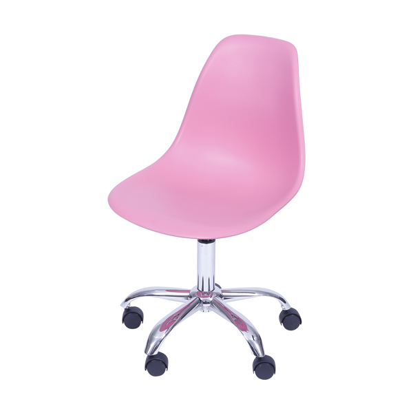 Eames Rodízio Rosa